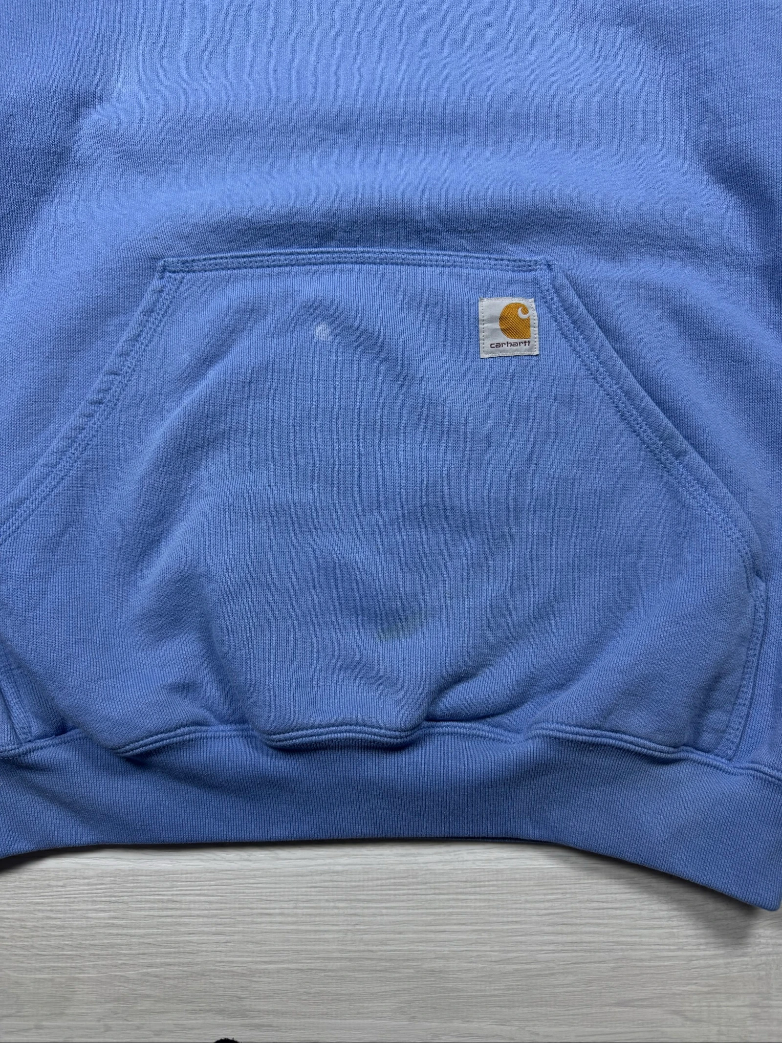 Carhartt Sleeve Logo Hoodie Blue Original Fit M – photo 5